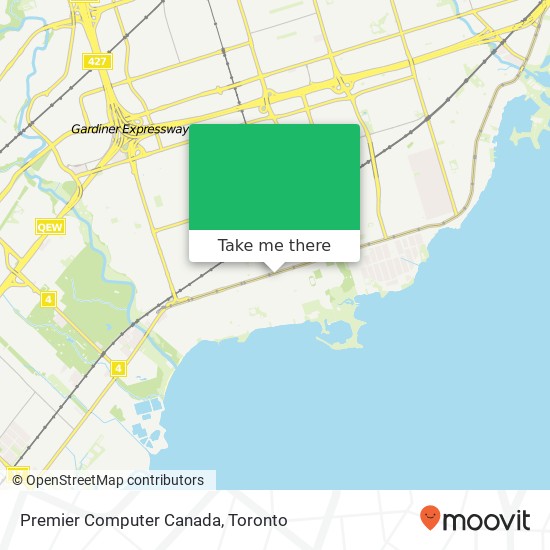 Premier Computer Canada map