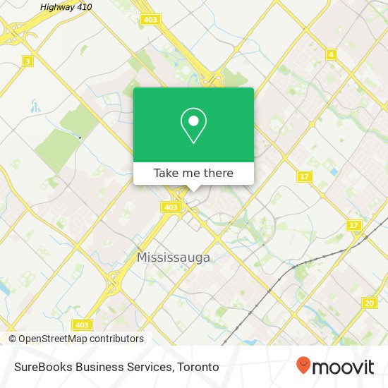 SureBooks Business Services map