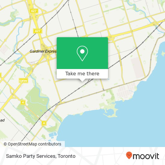 Samko Party Services map