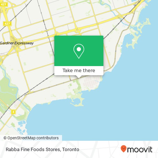 Rabba Fine Foods Stores map