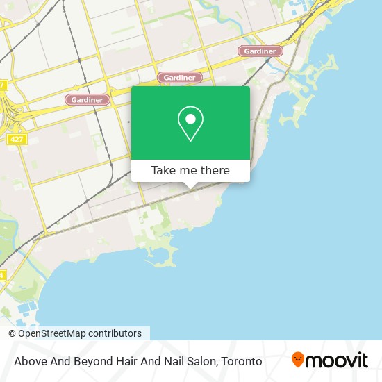 Above And Beyond Hair And Nail Salon map