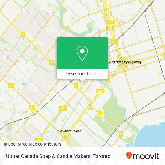 Upper Canada Soap & Candle Makers map