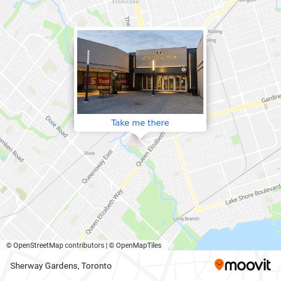 Sherway Gardens Shopping Mall Toronto Canada 