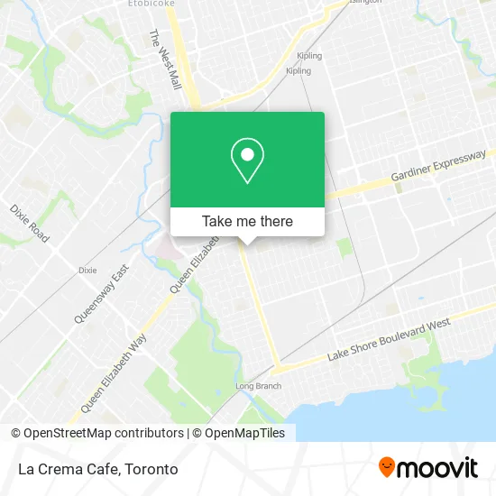 La Crema Cafe map