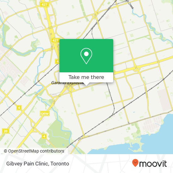 Gibvey Pain Clinic map