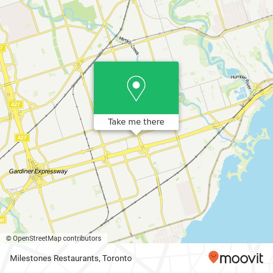 Milestones Restaurants map