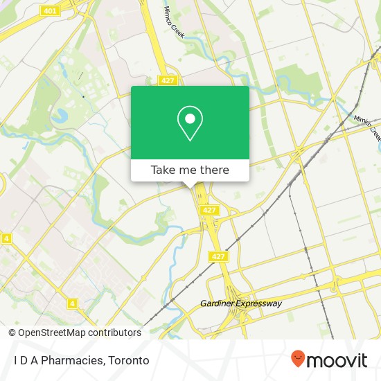 I D A Pharmacies map