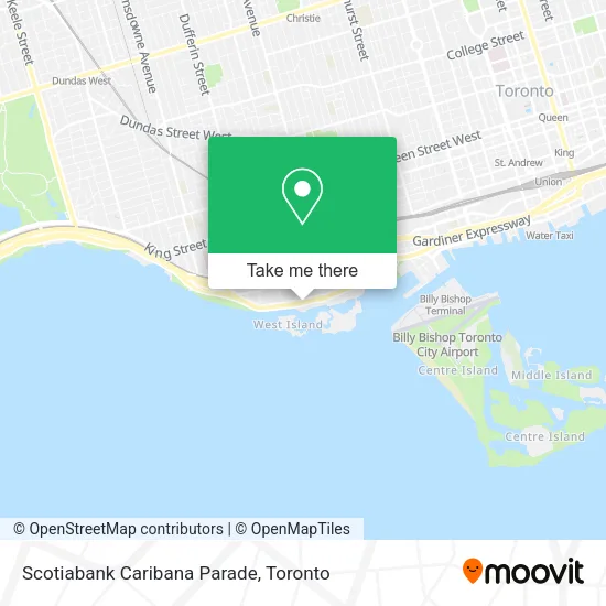 Scotiabank Caribana Parade map
