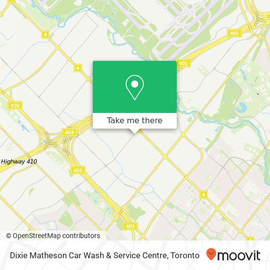 Dixie Matheson Car Wash & Service Centre map