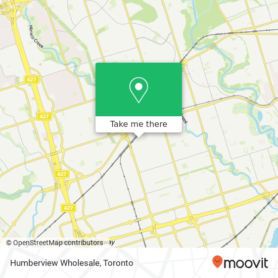 Humberview Wholesale map