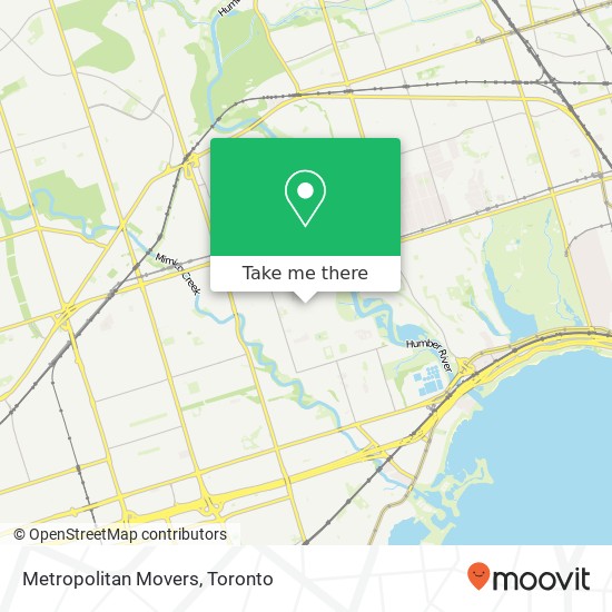 Metropolitan Movers map