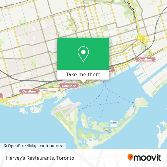 Harvey's Restaurants map
