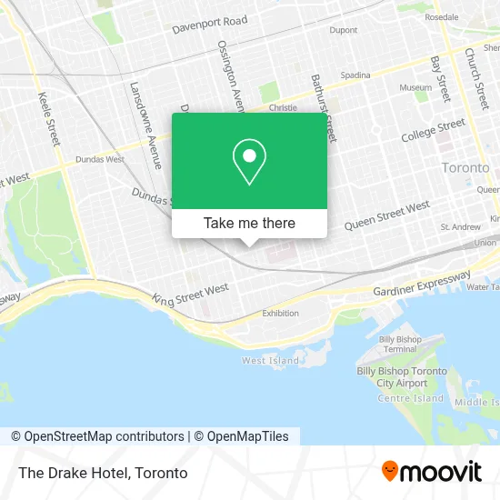 The Drake Hotel map
