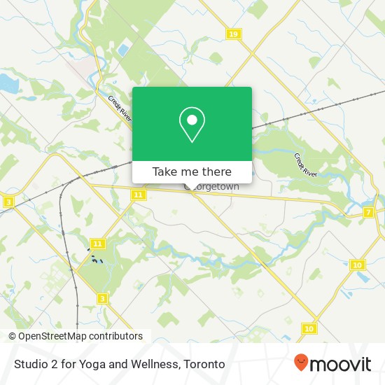 Studio 2 for Yoga and Wellness map