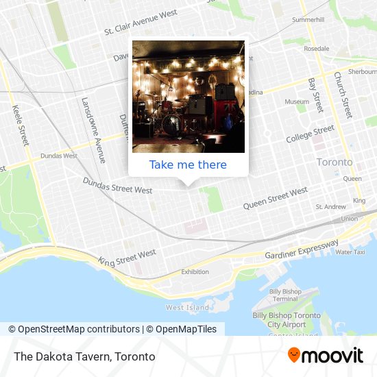 The Dakota Tavern map