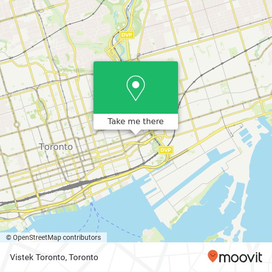 Vistek Toronto map