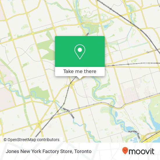 Jones New York Factory Store map