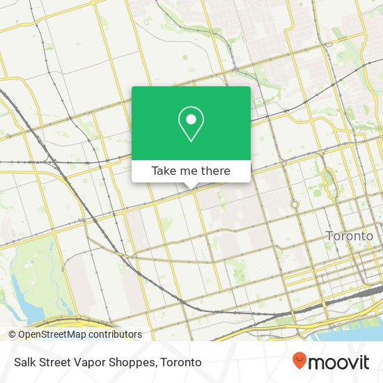 Salk Street Vapor Shoppes map