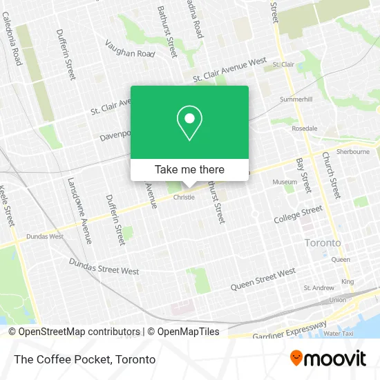 The Coffee Pocket map