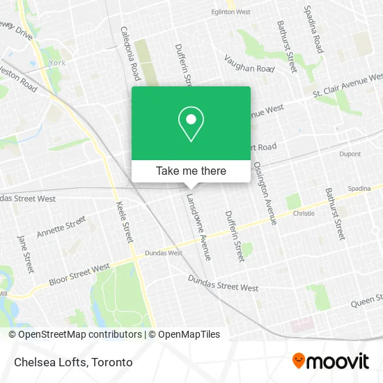 Chelsea Lofts map