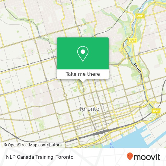 NLP Canada Training map