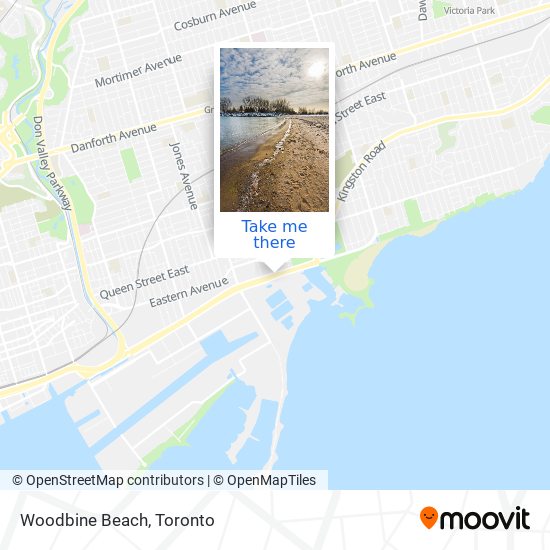 Woodbine Beach plan