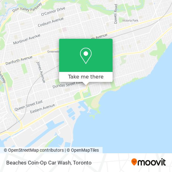 Beaches Coin-Op Car Wash map