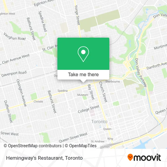 Hemingway's Restaurant map