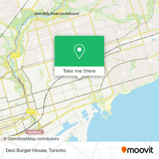 Desi Burger House map