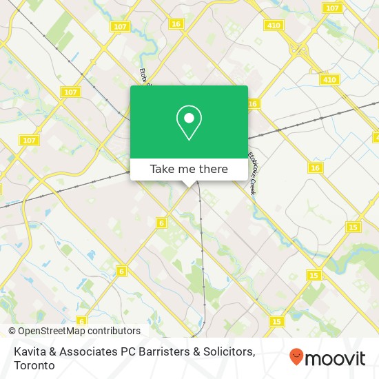 Kavita & Associates PC Barristers & Solicitors map