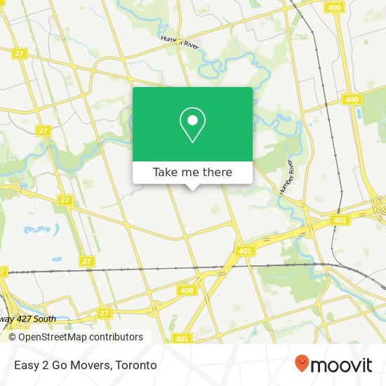 Easy 2 Go Movers map
