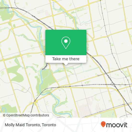 Molly Maid Toronto map