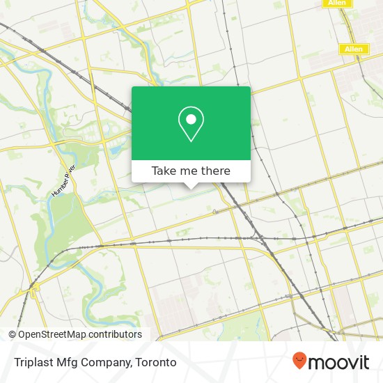 Triplast Mfg Company map