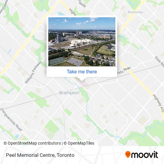 Peel Memorial Centre map