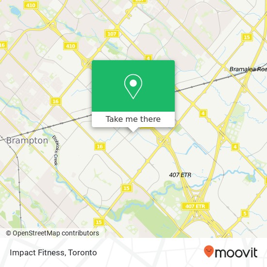 Impact Fitness map