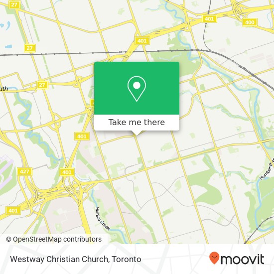 Westway Christian Church map