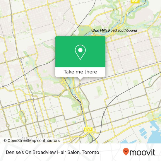 Denise's On Broadview Hair Salon plan