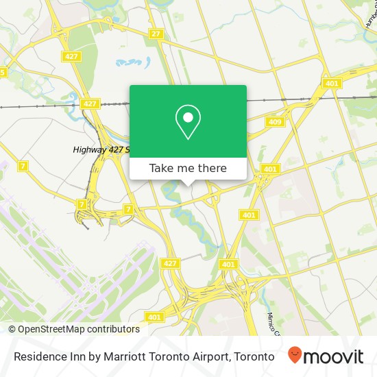 Residence Inn by Marriott Toronto Airport map