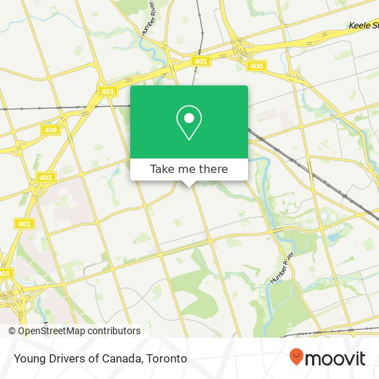 Young Drivers of Canada map