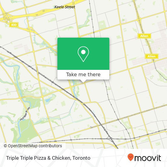 Triple Triple Pizza & Chicken map