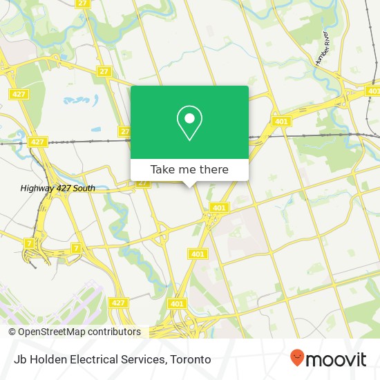 Jb Holden Electrical Services map