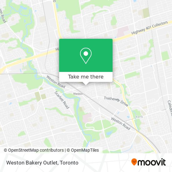 Weston Bakery Outlet map