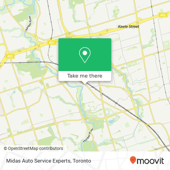 Midas Auto Service Experts map