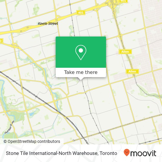 Stone Tile International-North Warehouse map