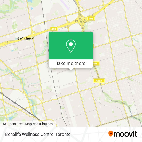 Benelife Wellness Centre map