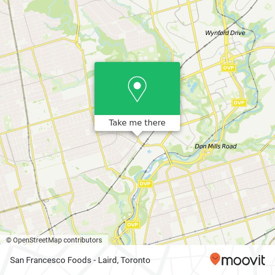 San Francesco Foods - Laird map