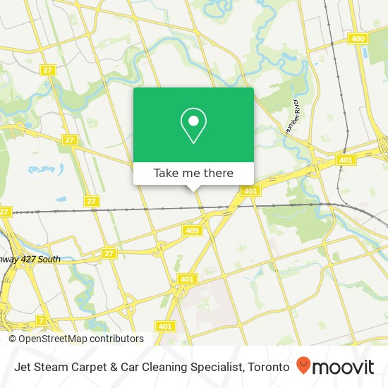 Jet Steam Carpet & Car Cleaning Specialist map
