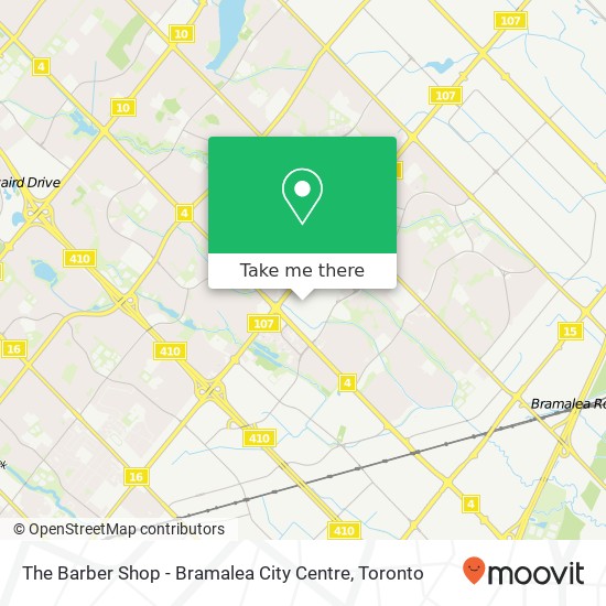 The Barber Shop - Bramalea City Centre map