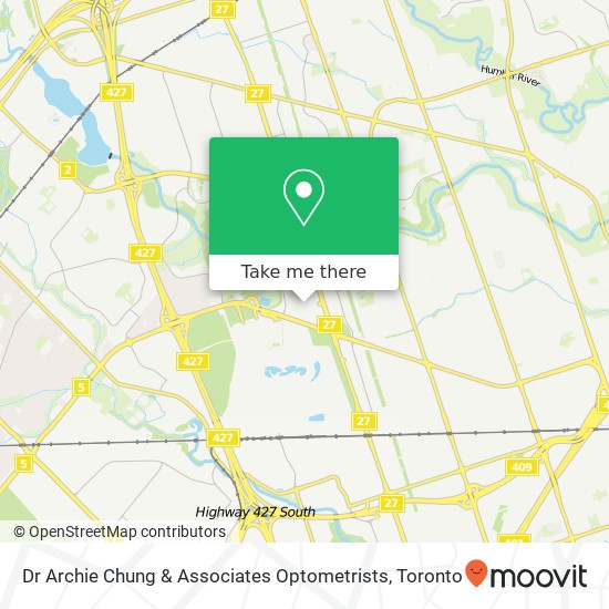 Dr Archie Chung & Associates Optometrists map