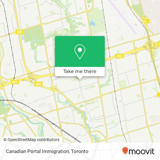 Canadian Portal Immigration map
